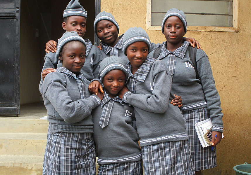 A group of Nigerian school girls